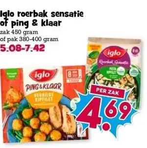 Boon`s Markt Iglo roerbak sensatie of ping & klaar aanbieding