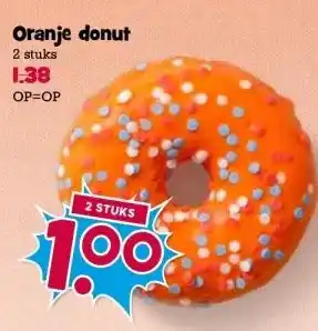 Boon`s Markt Oranje donut aanbieding