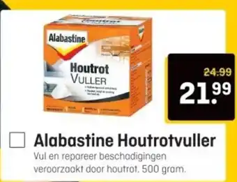 Hubo Alabastine Houtrotvuller aanbieding