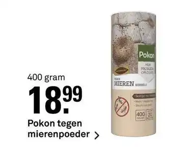 Karwei Pokon Tegen Mierenpoeder 400g aanbieding