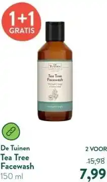 Holland & Barrett Tea Tree Facewash aanbieding