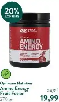 Holland & Barrett Amino Energy Fruit Fusion aanbieding