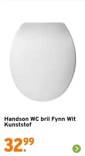 GAMMA Handson WC bril Fynn Wit Kunststof aanbieding