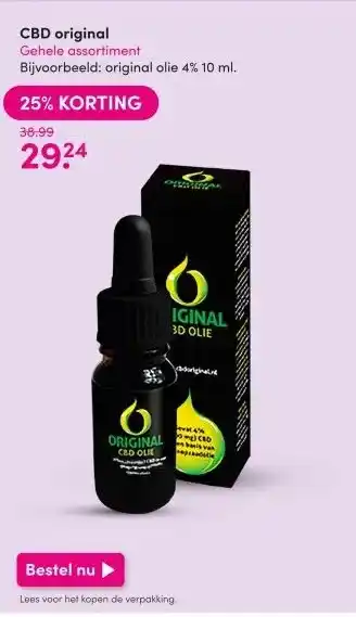 DA CBD original Gehele assortiment aanbieding