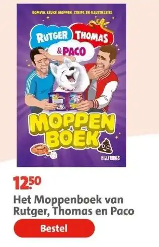 Bruna Het Moppenboek van Rutger, Thomas en Paco aanbieding