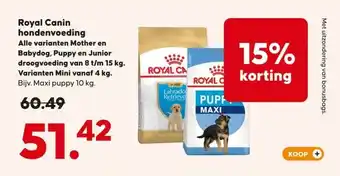 Pets Place Royal Canin hondenvoeding aanbieding