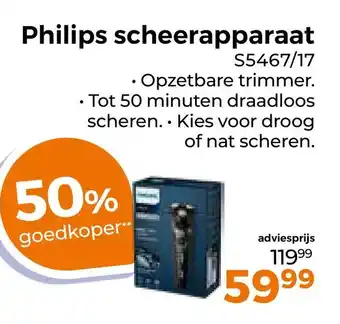 Trekpleister Philips scheerapparaat aanbieding