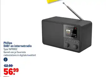 Makro Philips DAB+ en internetradio aanbieding