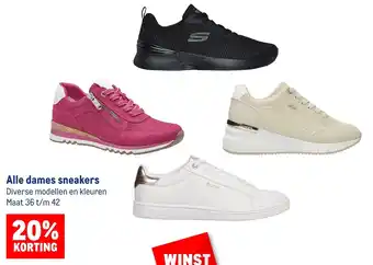 Makro Alle dames sneakers aanbieding