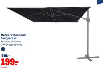 Makro Metro Professional hangparasol aanbieding