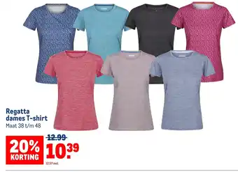 Makro Regatta dames T-shirt aanbieding