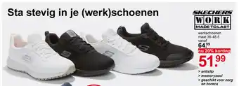 Scapino Skechers werkschoenen aanbieding