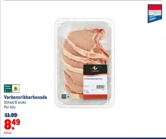 Makro Varkensribkarbonade aanbieding