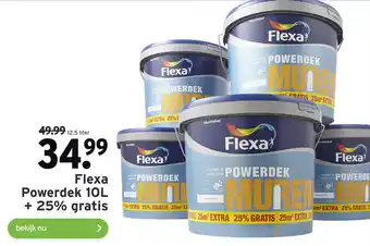 GAMMA Flexa Powerdek 1OL aanbieding