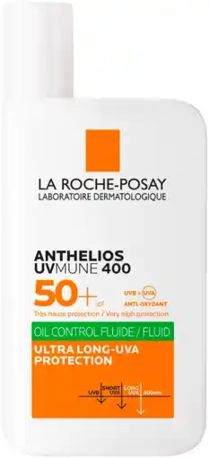 De Online Drogist La Roche-Posay Anthelios Uvmune Invisible Fluide Oil Control SPF50+ aanbieding