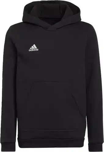 Amazon adidas Entrada 22 Sweat Hoodie Sweatshirt uniseks-kind, black, 128 aanbieding