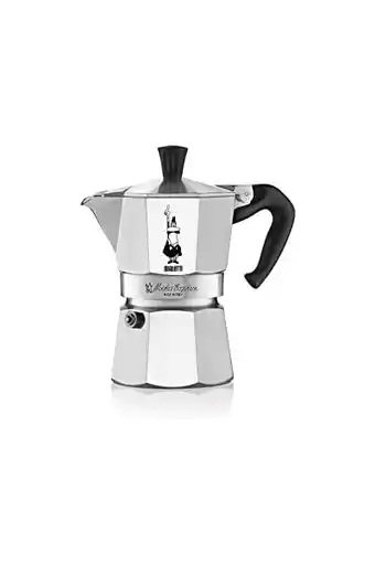 Amazon Bialetti Moka Express 0001164 Koffiezetapparaat (4 Kopjes), Aluminium aanbieding