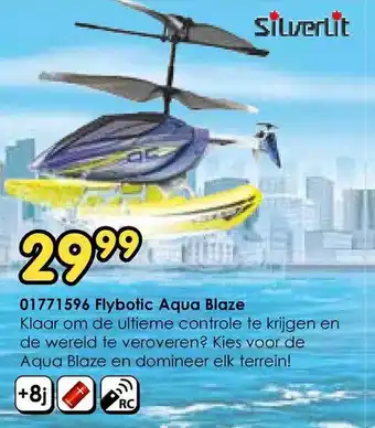 ToyChamp SilverLit Flybotic Aqua Blaze aanbieding