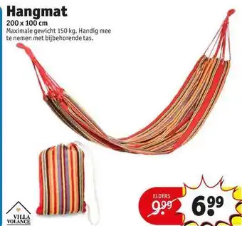 Kruidvat Hangmat 200 X 100 Cm aanbieding