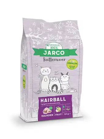 Pets Place Jarco Natural Cat Hairball - Kattenvoer - Kalkoen 2 kg aanbieding