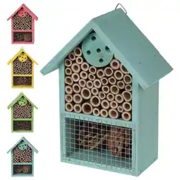 Pets Place Homestyle Insectenhotel Gekleurd Hout - Nestkast - 15x9x20 cm Assorti aanbieding
