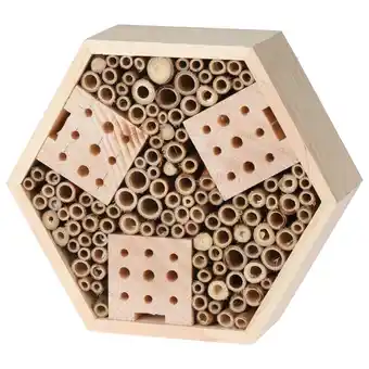 Pets Place Homestyle Insectenhotel Hexagon - Nestkast - 23x7x20 cm S aanbieding