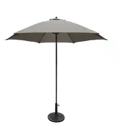 Pets Place Bestgarden Parasol Aluminium Push Up - Tuinmeubelen - Ø2.5 m Taupe aanbieding