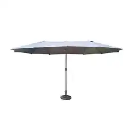 Pets Place Bestgarden Parasol Aluminium Rechthoek - Tuinmeubelen - Ø2.7x4.6 m Antraciet aanbieding