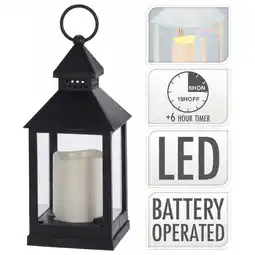 Pets Place Homestyle Lantaarn Met Led Kaars - Verlichting - 10x10x25 cm aanbieding