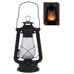 Pets Place Homestyle Lantaarn Vlameffect Met Hendel - Verlichting - 18x14x30 cm aanbieding