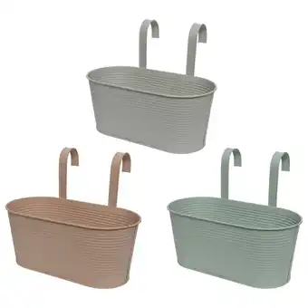 Pets Place Decoris Hangpot Ovaal - Buitenpot - 32x16x26 cm Assorti aanbieding