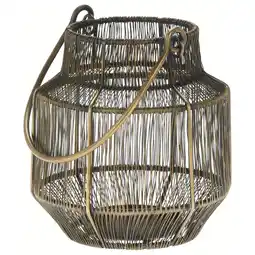 Pets Place Homestyle Lantaarn Met Led - Verlichting - 16x16x17.5 cm Brons aanbieding