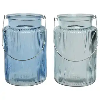 Pets Place Decoris Lantaarn Glas - Decoratie - 14x14x22 cm Assorti aanbieding