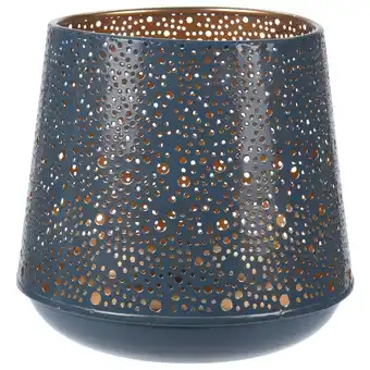 Pets Place Homestyle Theelichthouder - Decoratie - 20 cm Blauw aanbieding