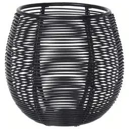 Pets Place Homestyle Theelichthouder Metaaldraad - Branders - 10.5x10.5x10 cm Zwart aanbieding