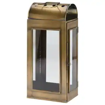 Pets Place Homestyle Lantaarn - Verlichting - 18x12x40 cm Brons aanbieding