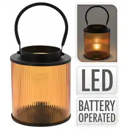 Pets Place Homestyle Lantaarn Met Led - Verlichting - 15x15x18 cm Amber aanbieding