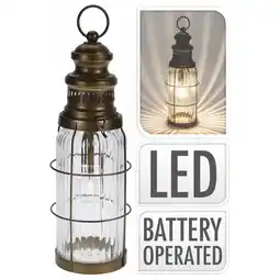 Pets Place Homestyle Vintage Lantaarn Met Led - Verlichting - 38 cm aanbieding