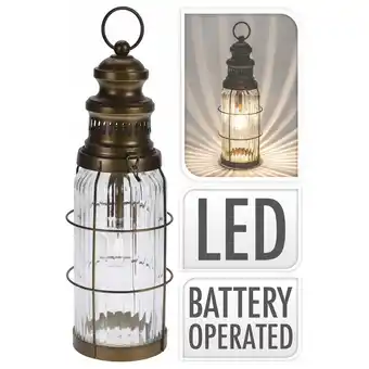 Pets Place Homestyle Vintage Lantaarn Met Led - Verlichting - 38 cm aanbieding