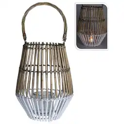Pets Place Homestyle Lantaarn Riet - Verlichting - 27x35 cm aanbieding