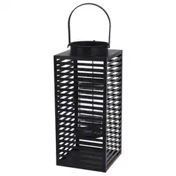 Pets Place Homestyle Lantaarn Metaal Mat - Verlichting - 17x17x41 cm Zwart aanbieding