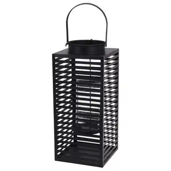 Pets Place Homestyle Lantaarn Metaal Mat - Verlichting - 17x17x41 cm Zwart aanbieding
