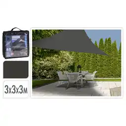 Pets Place Homestyle Schaduwdoek - Tuinmeubelen - 3x3x3 m Grijs aanbieding