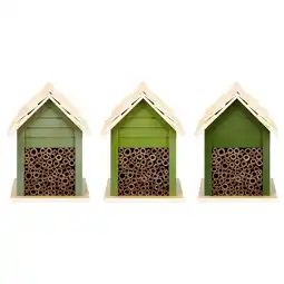 Pets Place Esschert's Garden Bijenhuis - Insectenhuis - 16x 14x21 cm Groen Assorti aanbieding