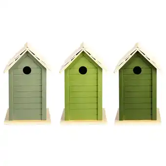 Pets Place Esschert's Garden Nestkast - Broeden - 16x15x25 cm Groen Assorti 3 aanbieding