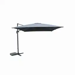 Pets Place Bestgarden Zweefparasol Aluminium Vierkant - Tuinmeubelen - 3x3 m Antraciet aanbieding