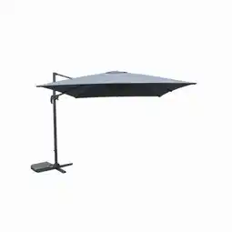 Pets Place Bestgarden Zweefparasol Aluminium Vierkant - Tuinmeubelen - 3x3 m Antraciet aanbieding