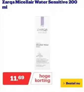 Bol.com Zarqa Micellair Water Sensitive 200 ml aanbieding