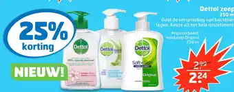 Trekpleister Dettol zeep aanbieding