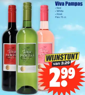 Dirk Viva Pampas 75 cl aanbieding